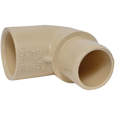 Charlotte Pipe And Foundry 3/4 In. Slip x Slip 90 Deg. CPVC Street Elbow 1/4 Bend CTS 02304  0800HA